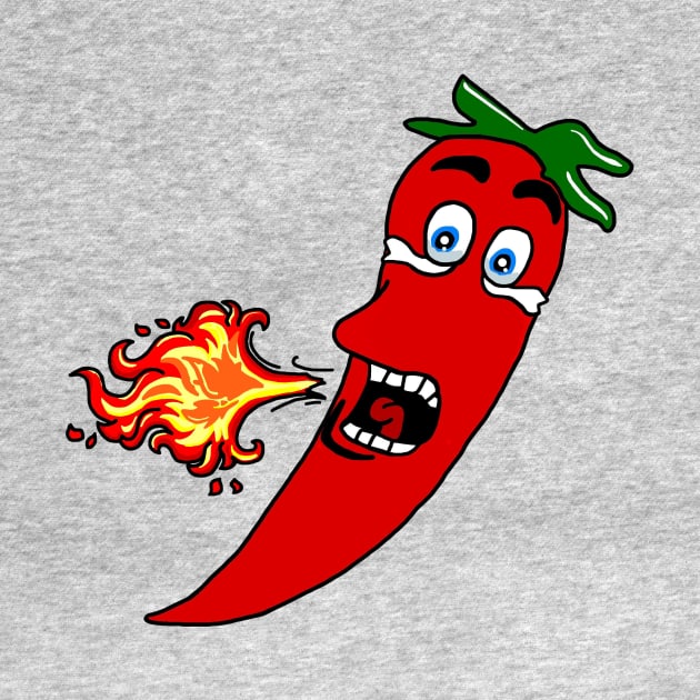 Fiery Hot Chili Pepper by imphavok